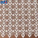 White guipure lace fabric