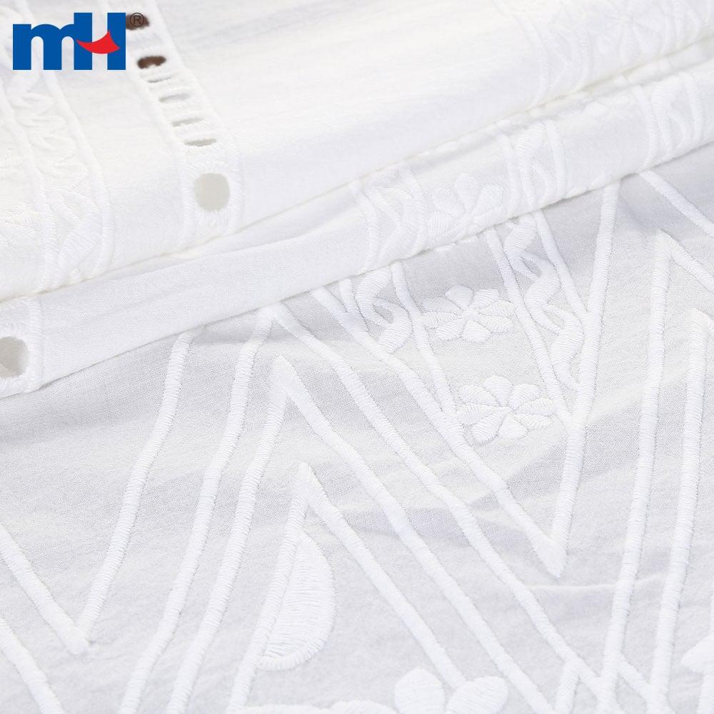 Tissu en dentelle de coton 40S/2