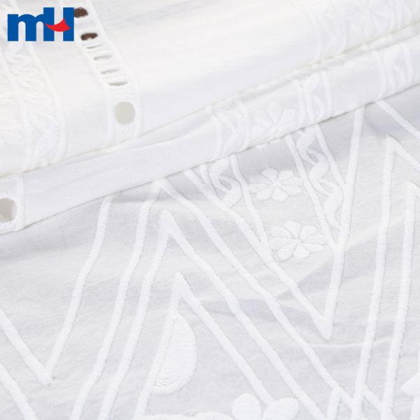 Tissu en dentelle de coton 40S/2