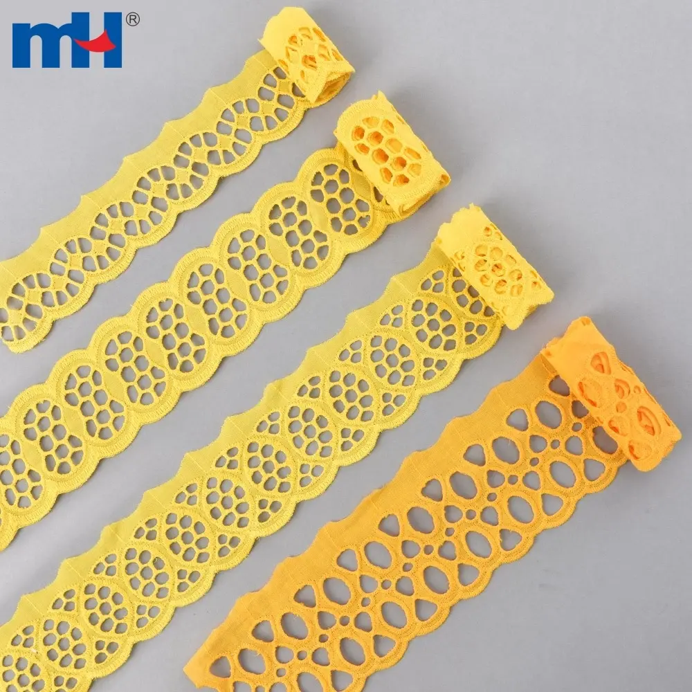 Bordure en dentelle de coton