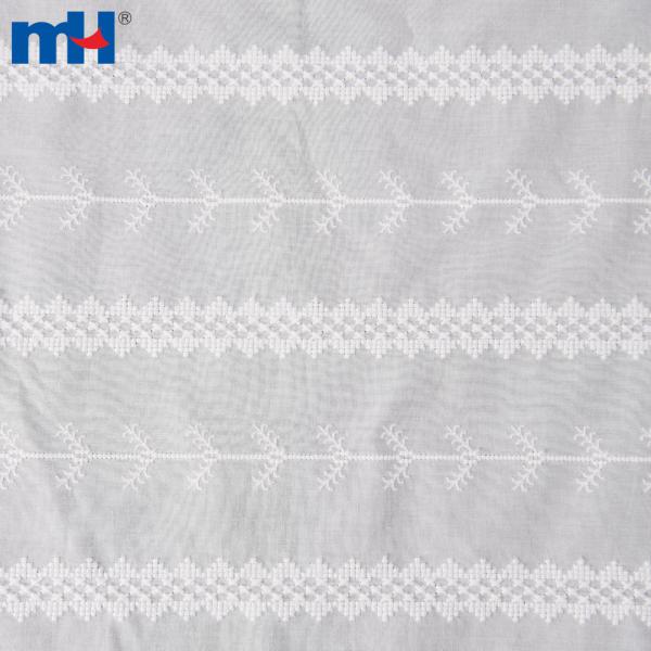 Tissu en dentelle de coton à la mode