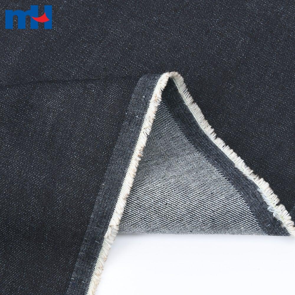 Tecido elástico feito de 98% algodão e 2% elastano para jeans
