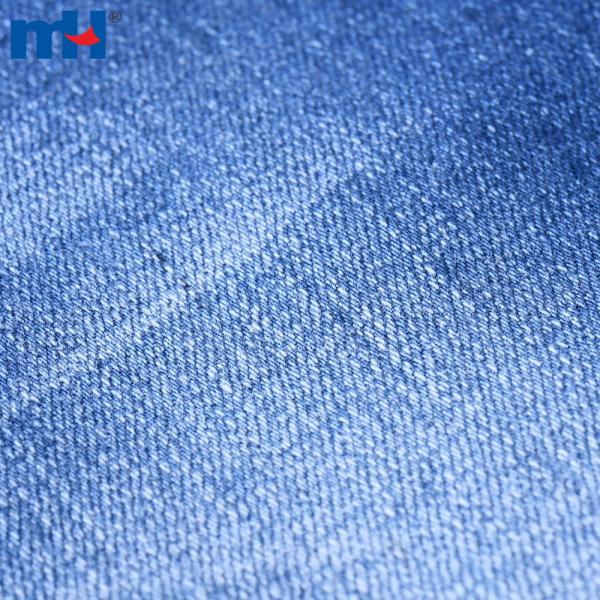 Tecido elástico feito de 98% algodão e 2% elastano para jeans
