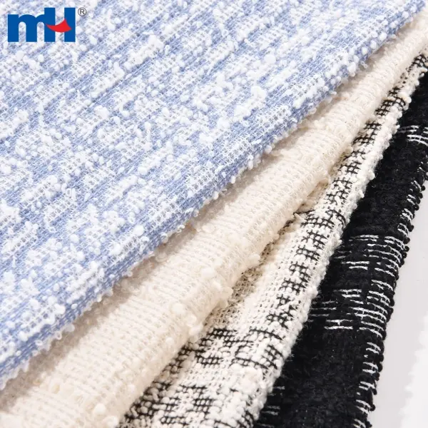 Tweed and boucle fabric