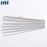 Single head porcelain and aluminum crochet hook