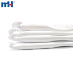 Single head porcelain and aluminum crochet hook