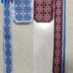 Ribbon, cross embroidery and thread embroidery
