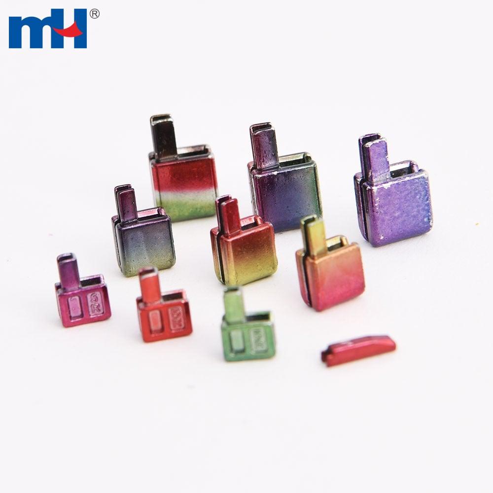 Pin and iridescent zipper box