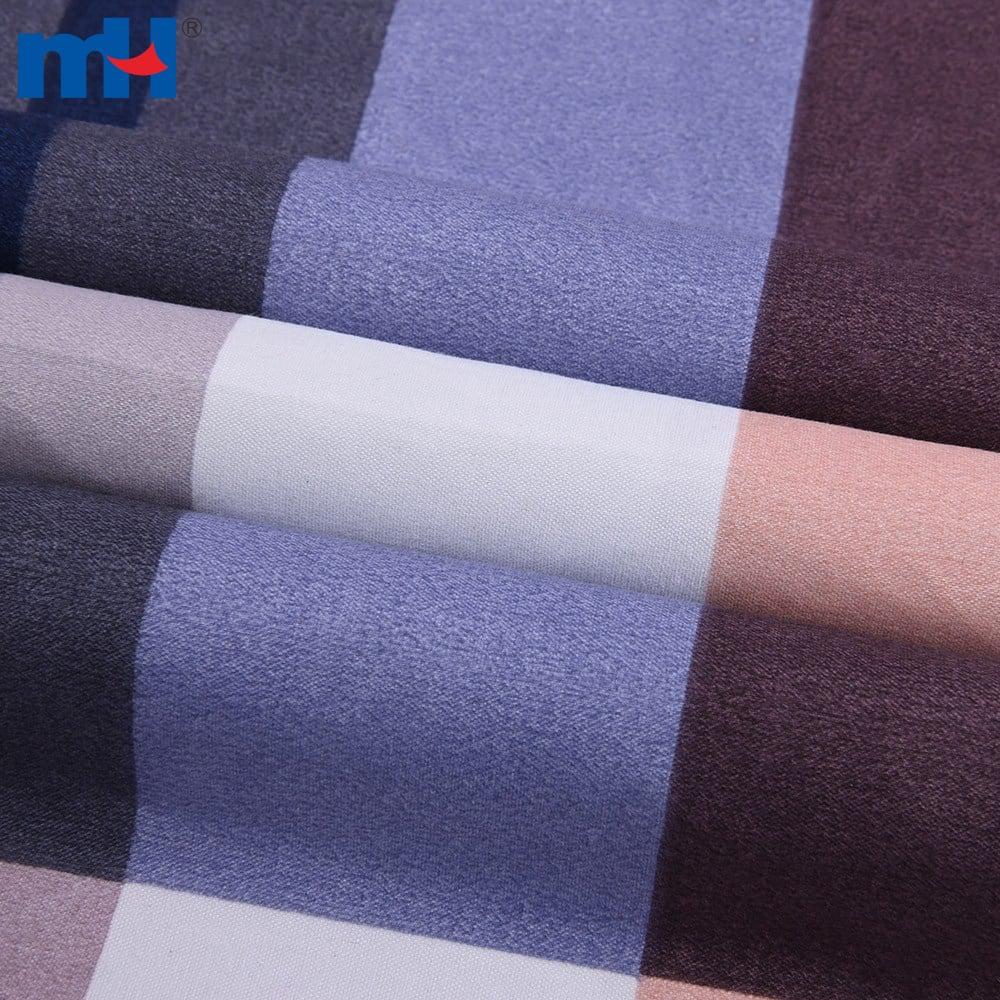Tissu de drap de lit 100% polyester imprimé et brossé (impression numérique personnalisée)