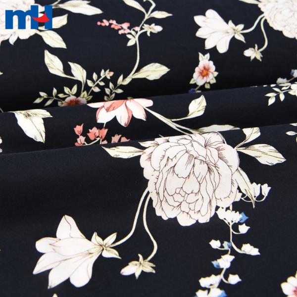 Printed cotton rayon fabric