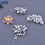 Rhinestone brooch pin
