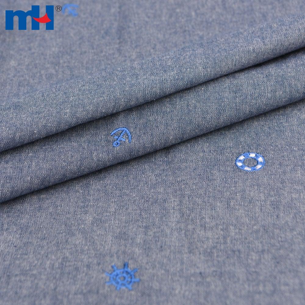 İşlemeli denim kumaşlar