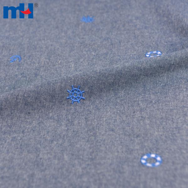 İşlemeli denim kumaşlar