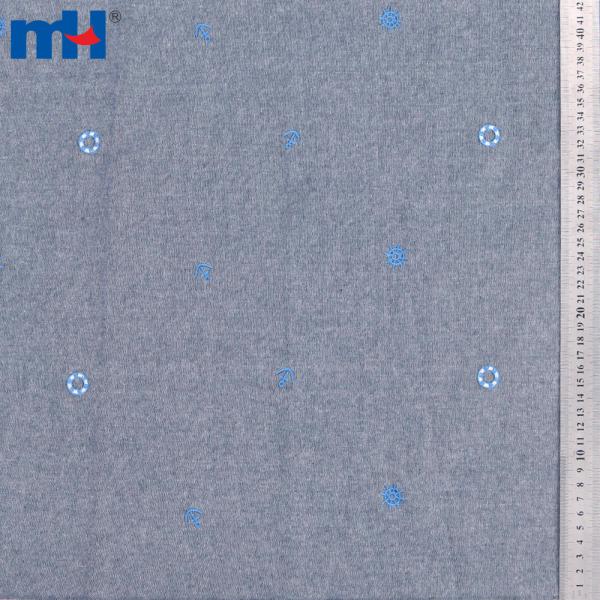 İşlemeli denim kumaşlar