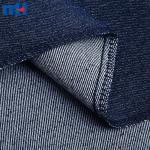 Tissu denim en coton, polyester, viscose et élasthanne