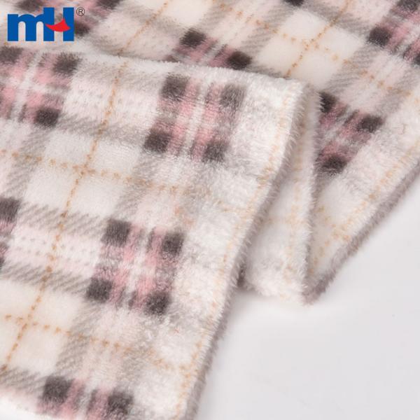 Tissu flanelle gaufré