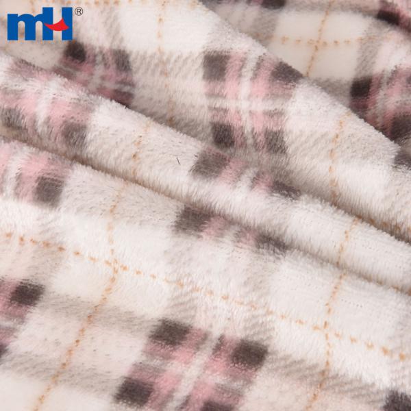 Tissu flanelle gaufré