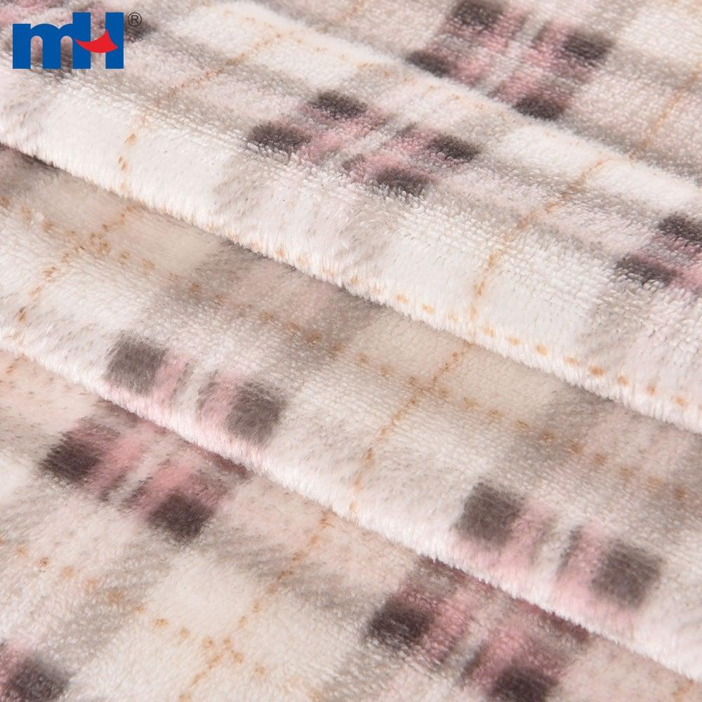 Tissu flanelle gaufré