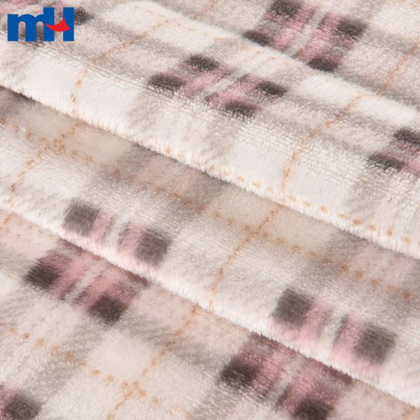 Tissu flanelle gaufré