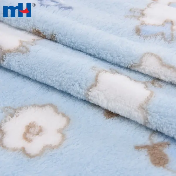 Toptan özel baskılı mercan polar kumaş