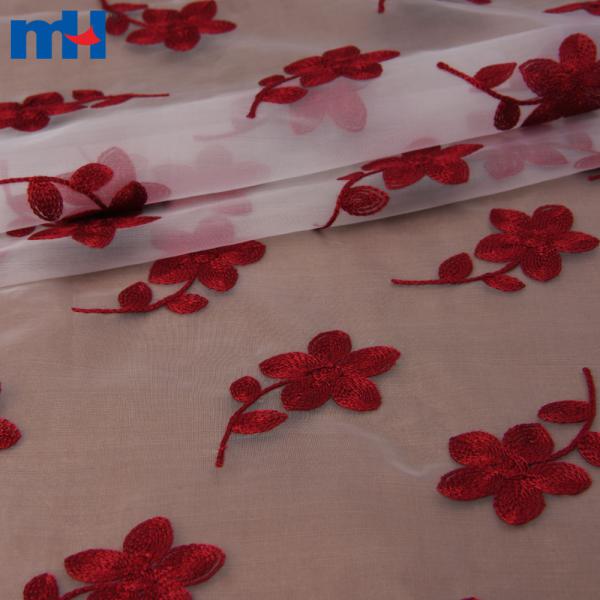 Tissu à broder au point de chaînette