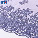Dentelle de coton brodée ombrée - parfaite pour les manches et les vêtements traditionnels