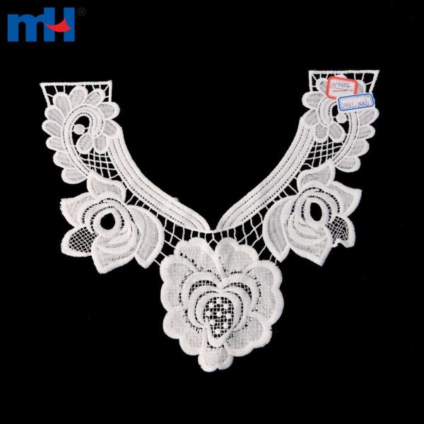 Chemical lace collar