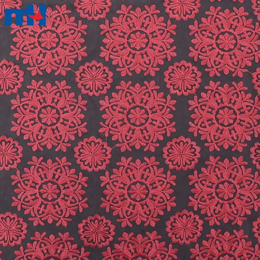 Tela de encaje de organza de alta calidad.