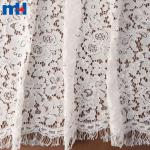 Tecido de renda de nylon e algodão