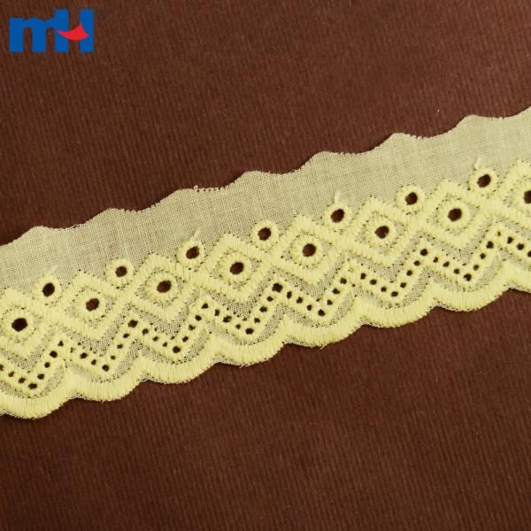 Fashionable cotton lace edge