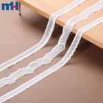 Elegante encaje de tricot de nailon.