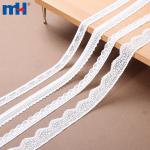 Elegante encaje de tricot de nailon.