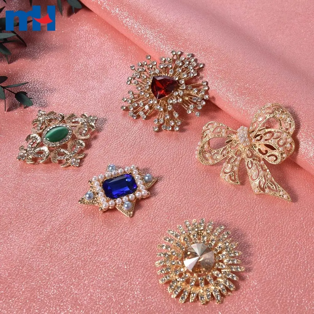 Broche en cristal