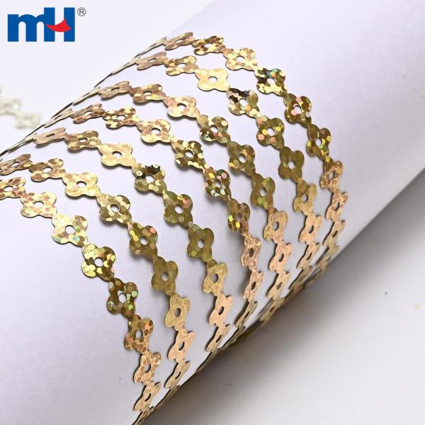 Vendita all'ingrosso di paillettes piatte da 6mm/7mm, fiocchi e paillettes in file
