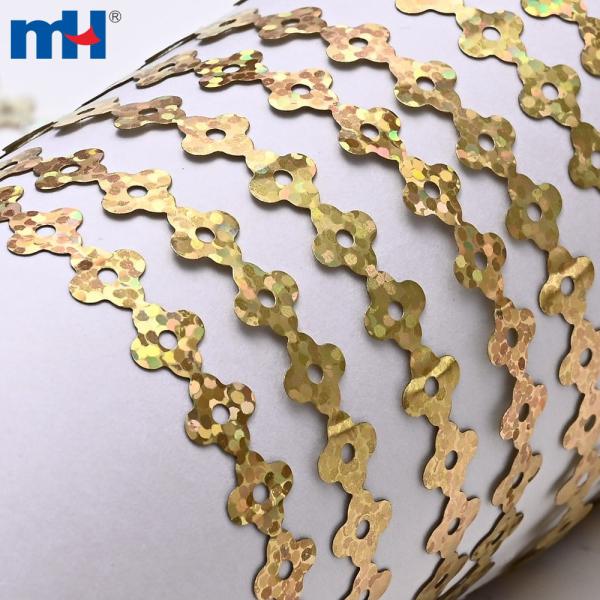 Vendita all'ingrosso di paillettes piatte da 6mm/7mm, fiocchi e paillettes in file