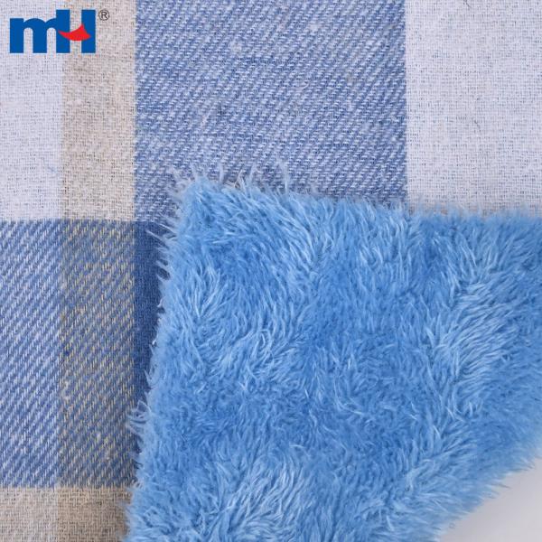 Tissu à carreaux en coton recyclé 12S*12S 190gsm pour chemises