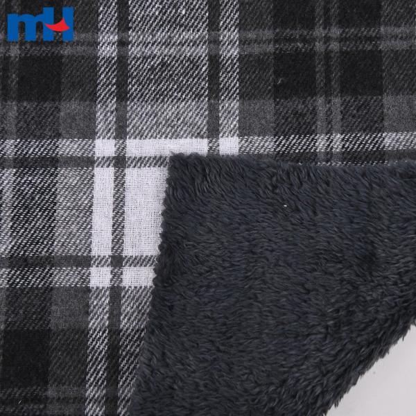 Tissu à carreaux en coton recyclé 12S*12S 190gsm pour chemises