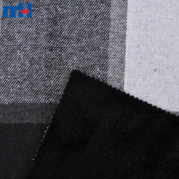 Tissu à carreaux en coton recyclé 12S*12S 190gsm pour chemises