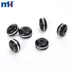 Striped plastic acrylic beads