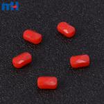 Rectangular flat glass bead