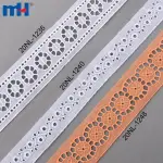 Renda de algodão para decorar roupas