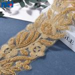 Bordure en dentelle brodée