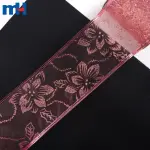 شريط عيد الميلاد المصنوع من الأورجانزا السلكي