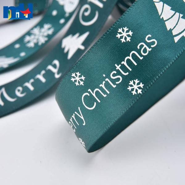 Cintas navideñas estampadas al por mayor.
