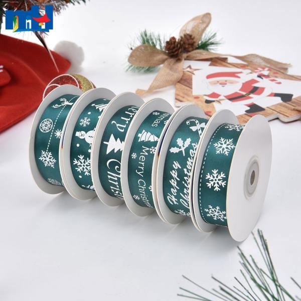 Cintas navideñas estampadas al por mayor.