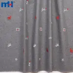 Haftowana tkanina wełniana