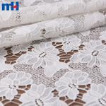 Embroidered guipure lace