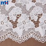 Embroidered guipure lace