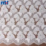 Embroidered guipure lace