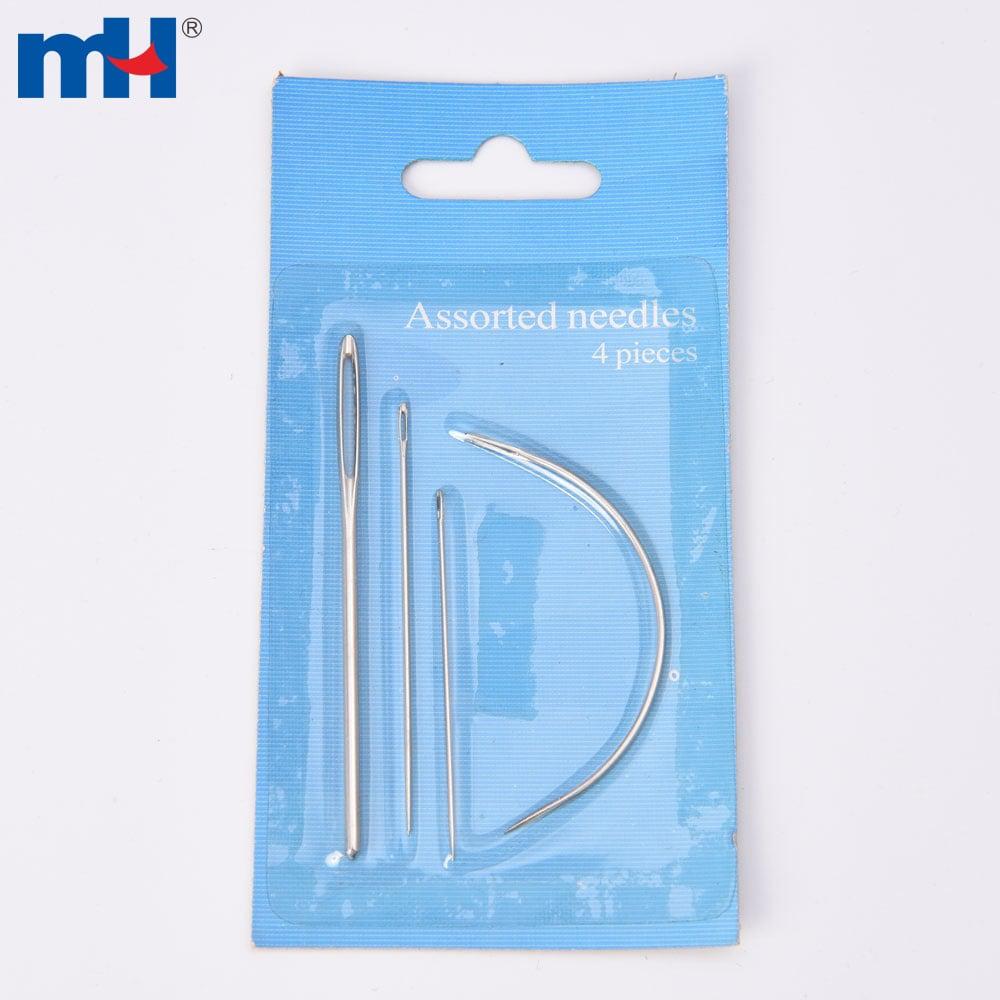 Conjunto de agulhas de costura manual de 4 peças, tamanho 115 * 60 mm